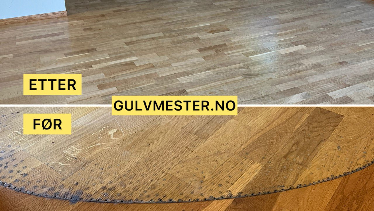 Gulvsliping i Larvik