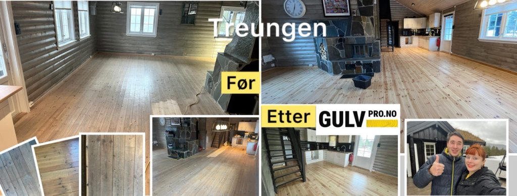 Sliping av tregulv i Telemark - GulvPro